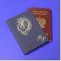Обложка для паспорта "Velvet" с именной гравировкой