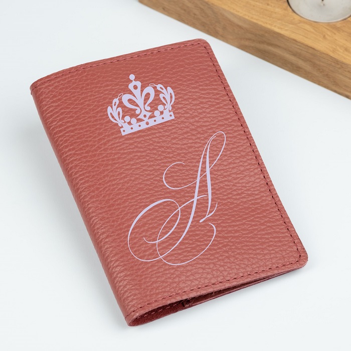 Обложка для паспорта "Elba" с именной гравировкой