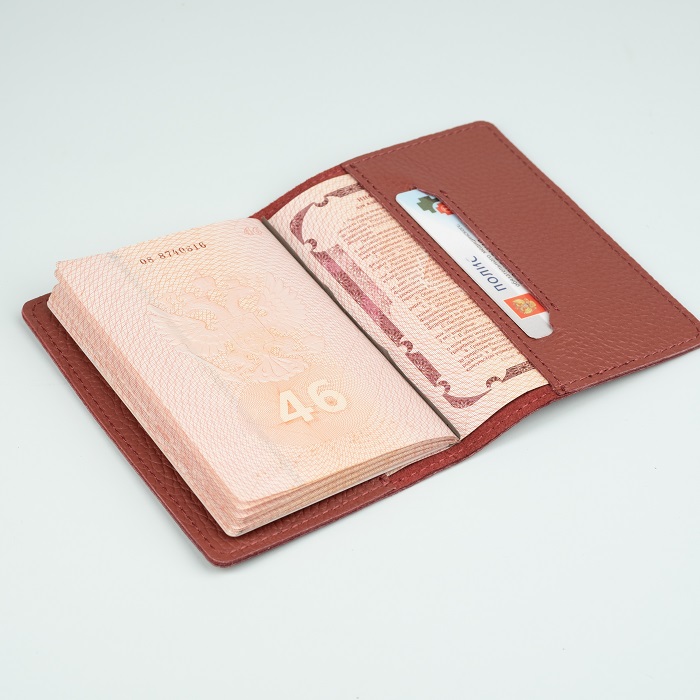 Обложка для паспорта "Elba" с именной гравировкой