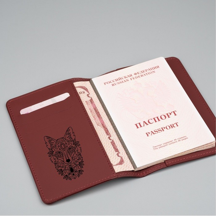 Обложка для паспорта "Dover" с именной гравировкой