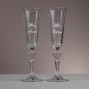 Подарочный набор бокалов для шампанского "Wedding" с гравировкой