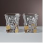 Набор два стакана для виски в деревянном пенале "Orten" с индивидуальной гравировкой