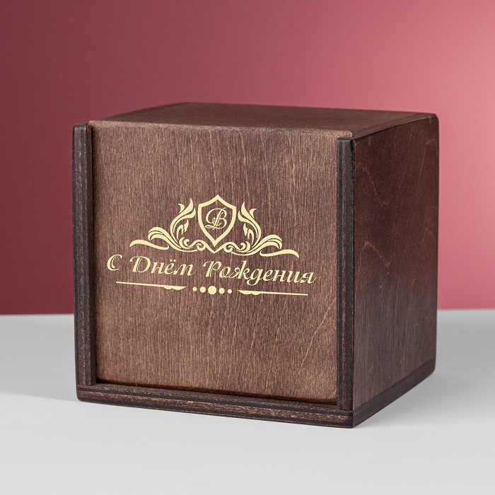 Стакан для виски "Ardbeg" в подарочной коробке с гравировкой