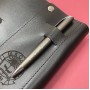 Шариковая ручка с именной гравировкой "Ferra" цвет серый