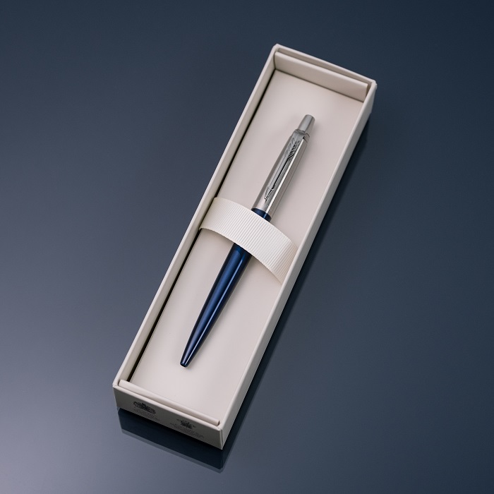 Шариковая ручка Parker Jotter с именной гравировкой, цвет синий - купитьнедорого в интернет-магазине PRESENTIQUE