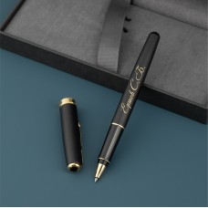 Ручка-роллер Parker Sonnet черная матовая с именной гравировкой