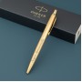 Шариковая ручка Parker Jotter Gold с именной гравировкой 