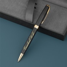 Шариковая ручка Parker Sonnet Matte Black с именной гравировкой