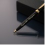 Шариковая ручка Pierre Cardin с гравировкой, цвет чёрный/золото