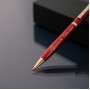Ручка шариковая Pierre Cardin с гравировкой, цвет красный/золото