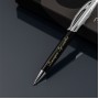 Шариковая ручка на кнопке Pierre Cardin с гравировкой, цвет черный